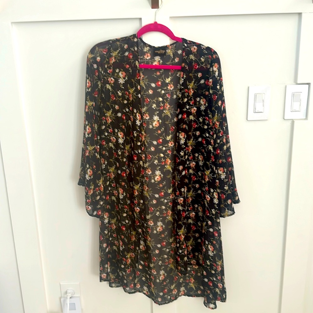 Audrey Floral Duster. Size S.